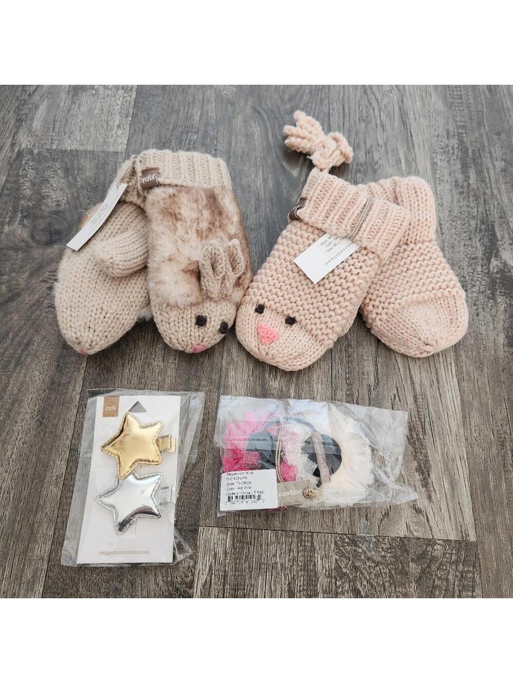 Peppercorn Kids Mittens And Hair Acessories